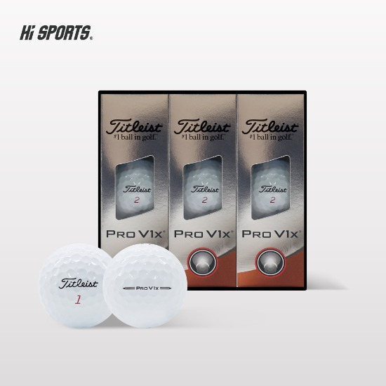 타이틀리스트 PRO V1X 4피스 9구 골프공 로고인쇄 선물세트 포장무료