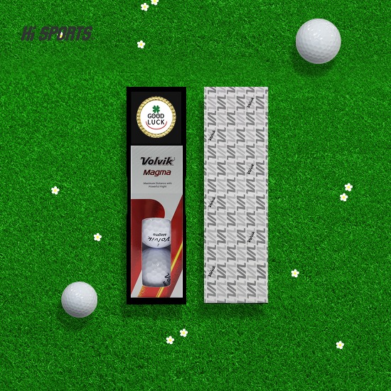 볼빅 뉴마그마 3구 로얄 볼마커 골프공선물세트 로고인쇄 기념품